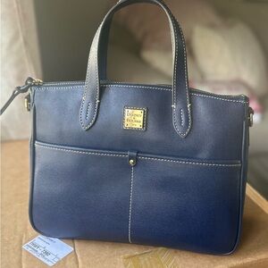 Dooney & Bourke Small Daniella Satchel in Marine